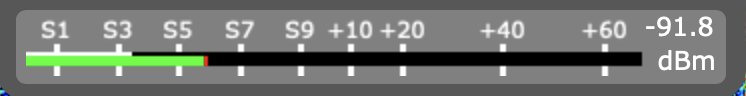 KiwiSDR S-meter