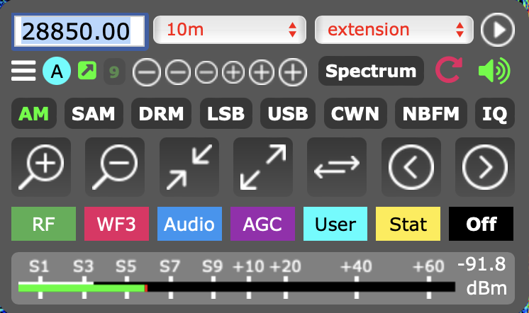 kiwisdr control panel