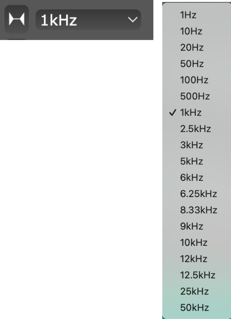 openwebrx+ tuning steps